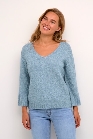 Pull-over 'Alioma' Kaffe en bleu : devant