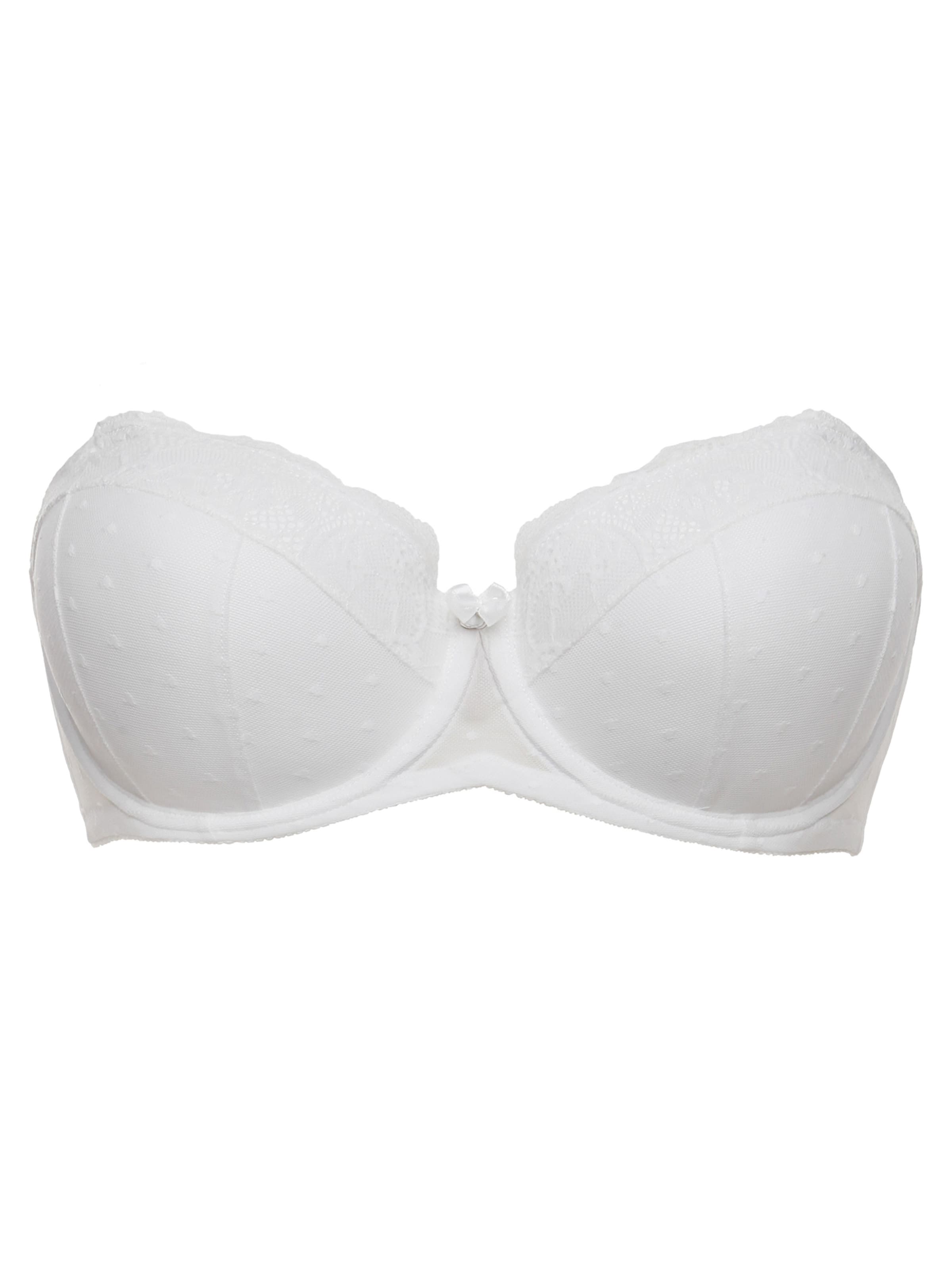 Bandeau Soutien-gorge 'Diamond' SugarShape en blanc : devant