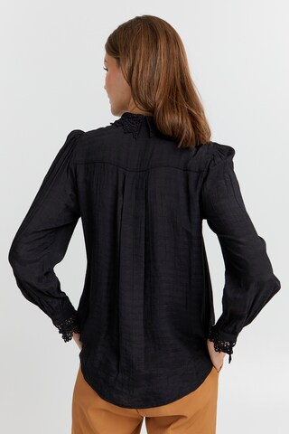 PULZ Jeans Blouse 'CANNY' in Black