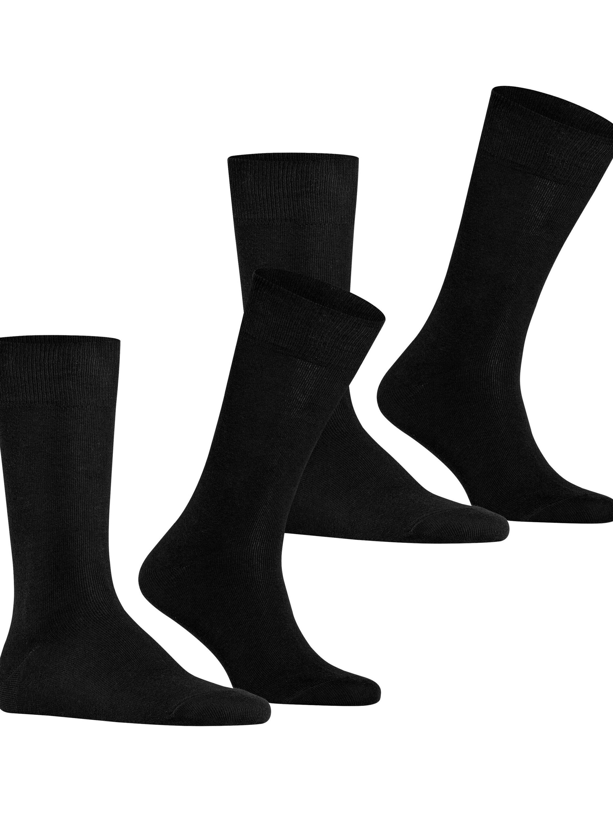 FALKE Socks 'Swing 2-Pack' in Black: front