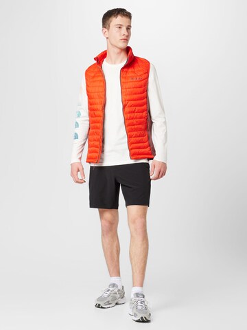 COLUMBIA Sports Vest 'Powder Pass' in Orange