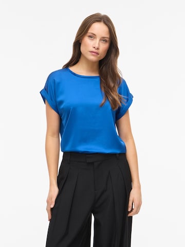 VILA Blouse 'VIEllette' in Blauw: voorkant