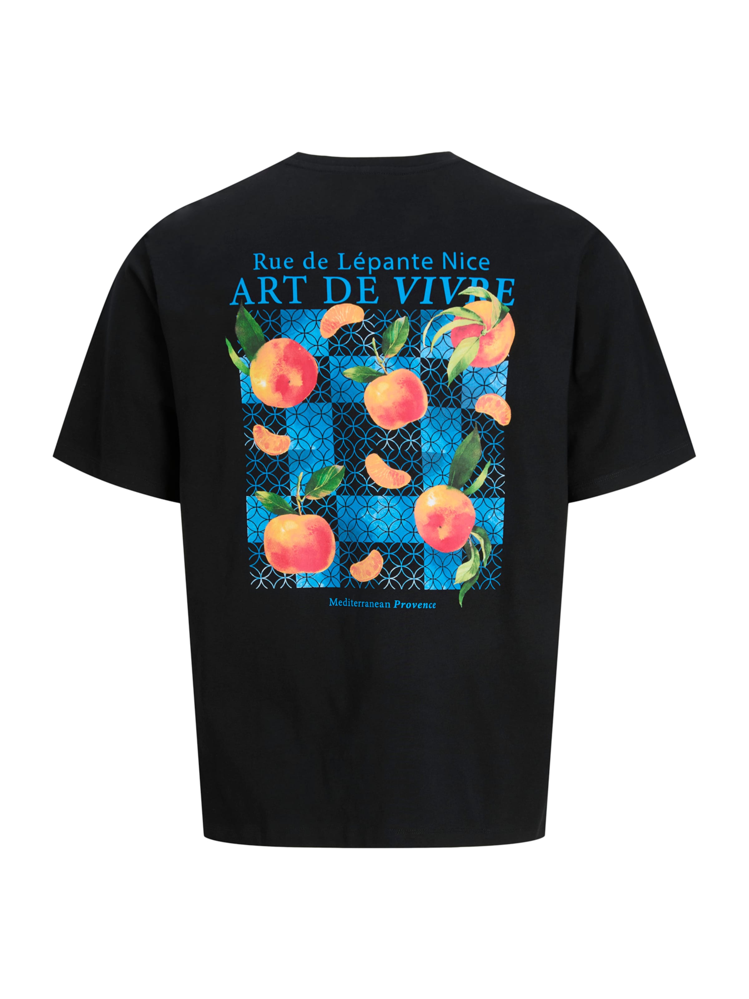 T-Shirt 'JJLEMON' JACK & JONES en noir