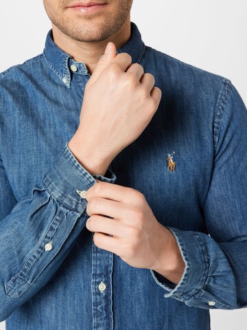 Polo Ralph Lauren Slim fit Button Up Shirt in Blue