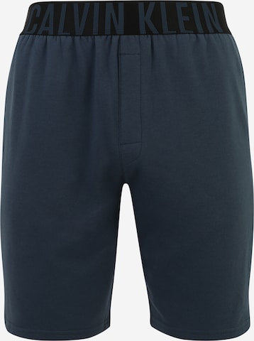 Calvin Klein UnderwearPidžama hlače 'Hemisphere' - plava boja: prednji dio