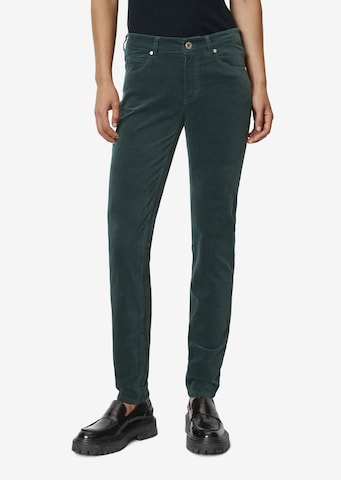 Marc O'Polo - Slimfit Calças 'Lulea' em verde: frente