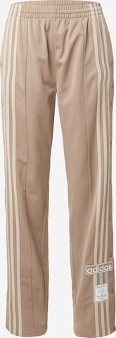 Pantalon 'ADIBREAK' ADIDAS ORIGINALS en marron : devant