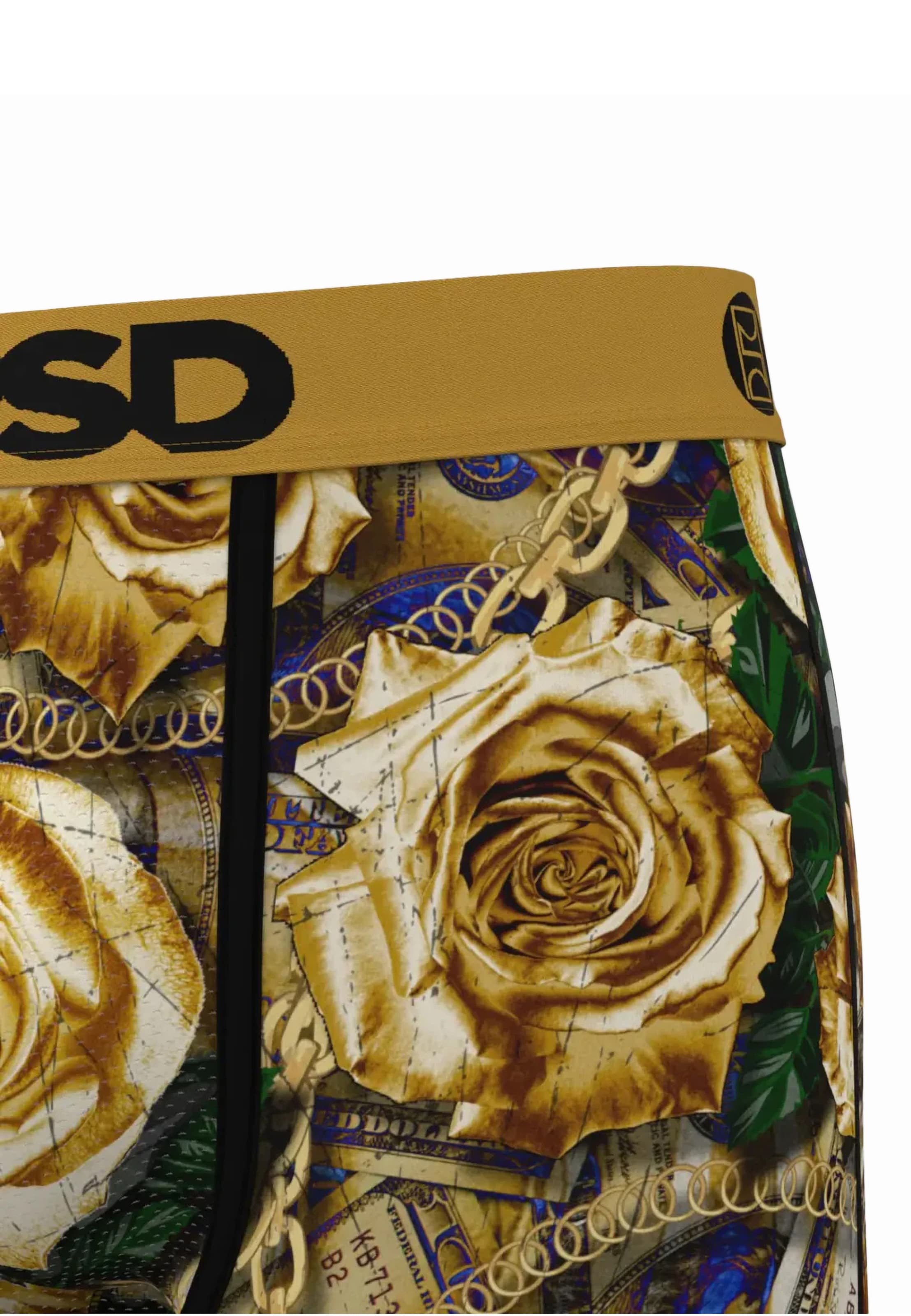 Boxer 'Golden Petals' di PSD in colori misti