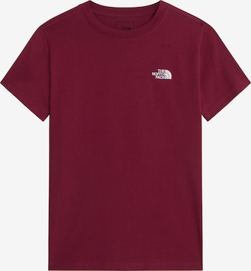 THE NORTH FACE T-Shirt 'Evolution Simple Dome' in Rot: Vorderseite