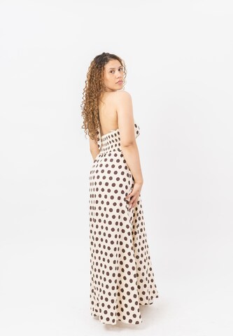 Elara Jurk in Beige