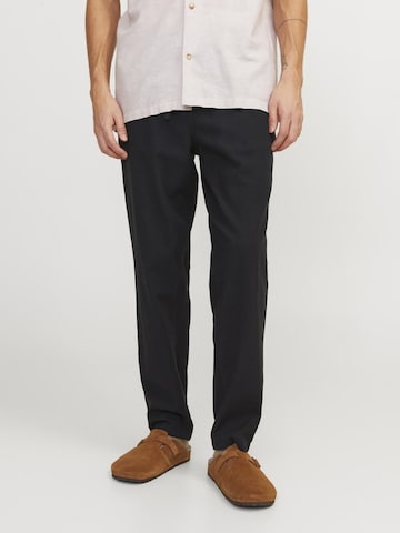 JACK & JONES regular Bukser i sort: forside