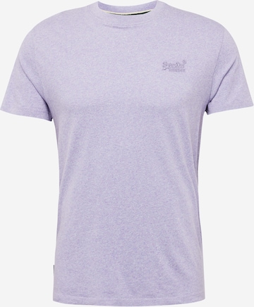 purpurinė Superdry Marškinėliai: priekis