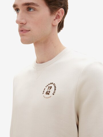 Sweat-shirt TOM TAILOR en beige