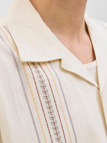 JACK & JONES Comfort fit Button Up Shirt in White
