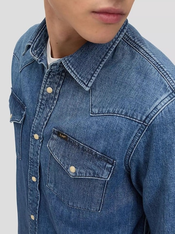Lee Regular fit Overhemd in Blauw