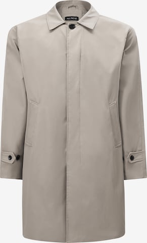 ALLTHEMEN Between-Seasons Coat 'Hauch' in Beige: front