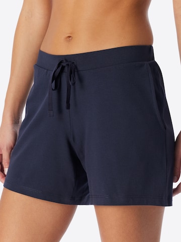 Pantalon de pyjama ' Mix Relax ' SCHIESSER en bleu : devant