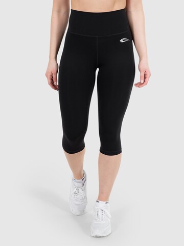 Smilodox Skinny Sportbroek 'Advanced Affectionate' in Zwart: voorkant