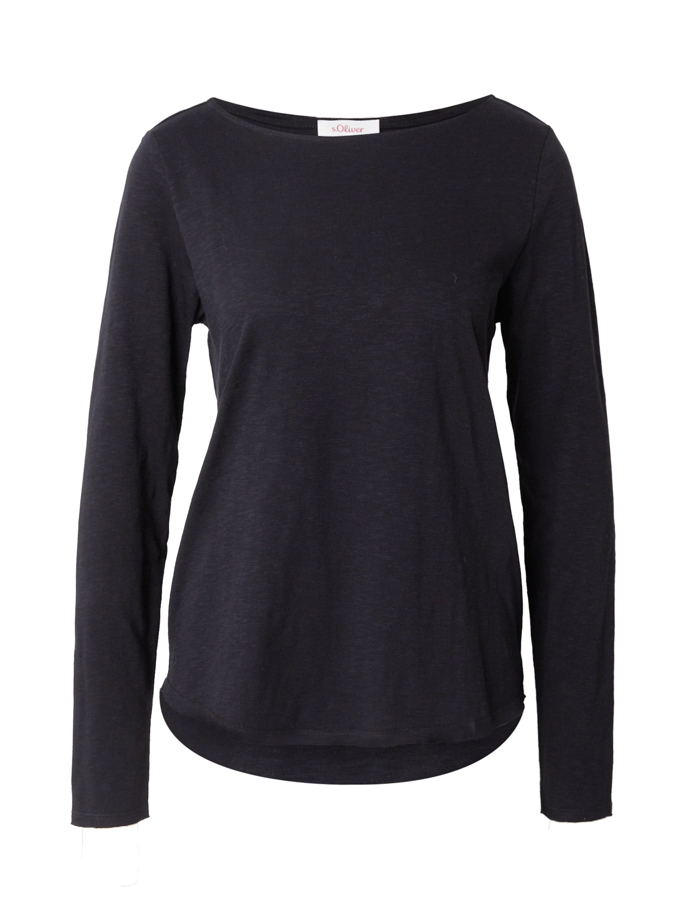 s.Oliver Shirt in Schwarz: Vorderseite