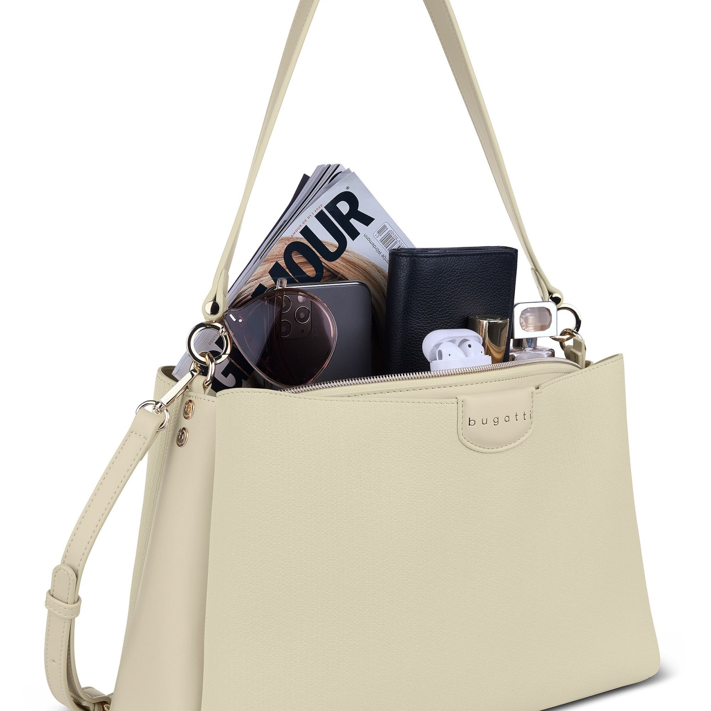 Sac bandoulière 'Leah' bugatti en beige