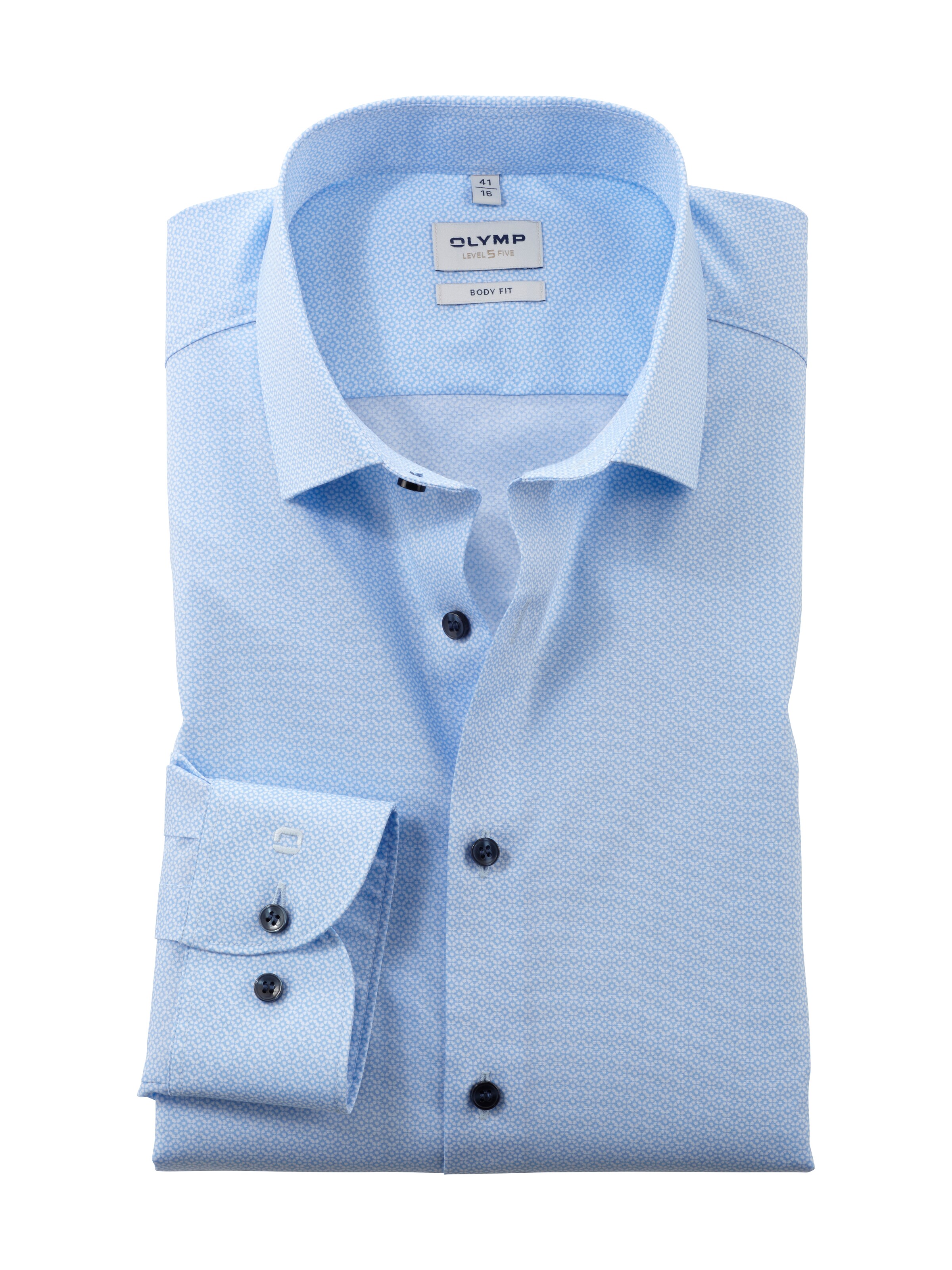 OLYMP Slim Fit Businesshemd in Blau