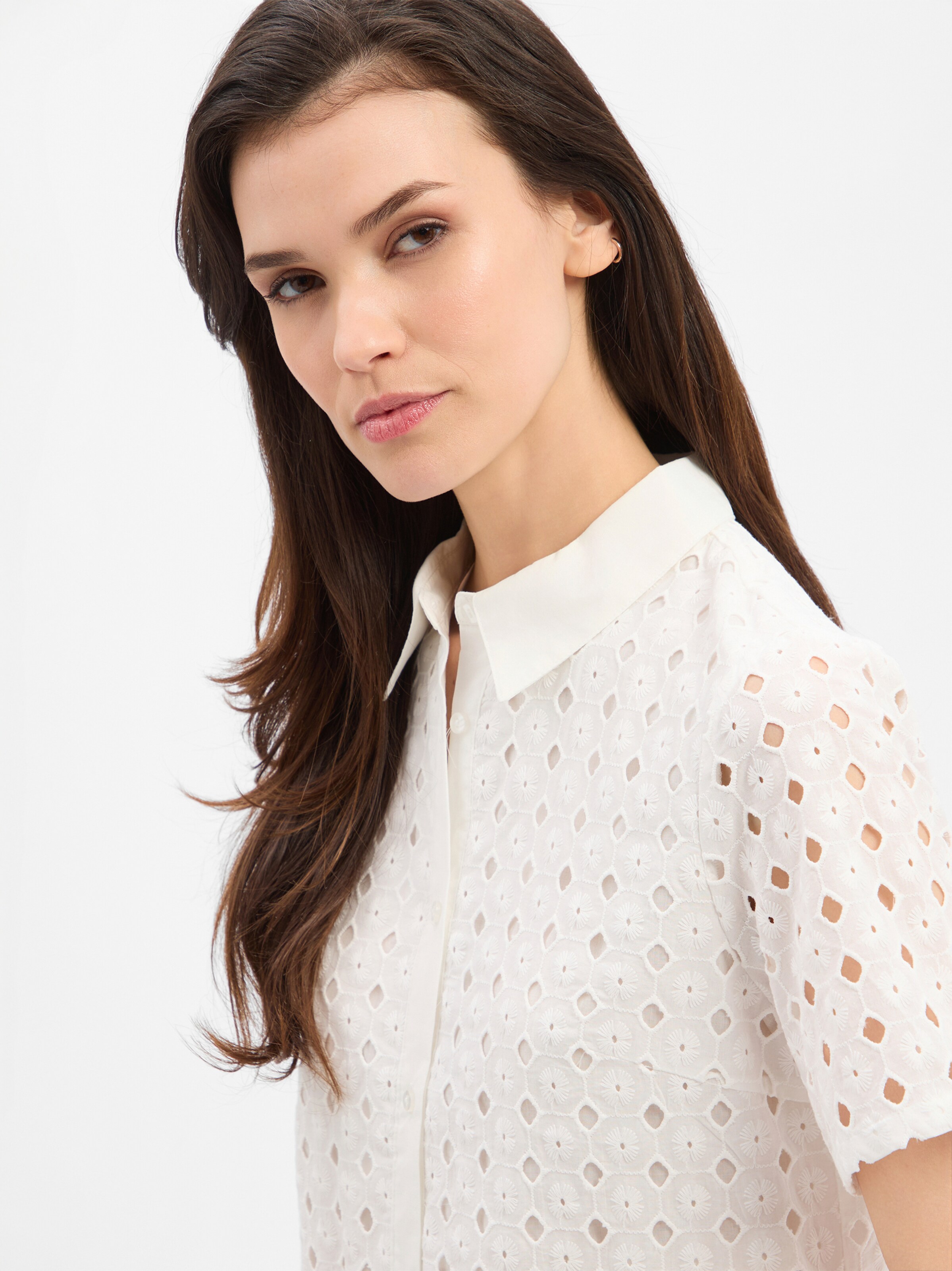 Marie Lund Kleid in Weiß