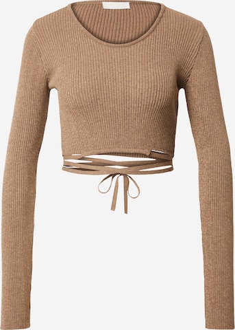 Pullover 'Hacer' di LeGer by Lena Gercke in marrone: frontale
