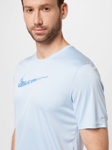 T-Shirt fonctionnel 'Miler' NIKE en bleu