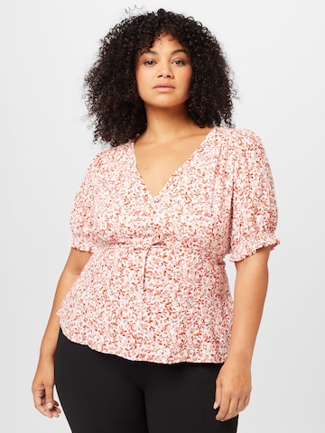 Forever New Curve Bluse 'Aisha' i hvit: forside