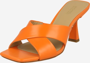 MICHAEL Michael Kors Pantolette 'CLARA' i orange: framsida