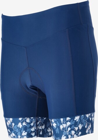 ENDURANCE Skinny Sportshorts 'Mangrove' in Blau