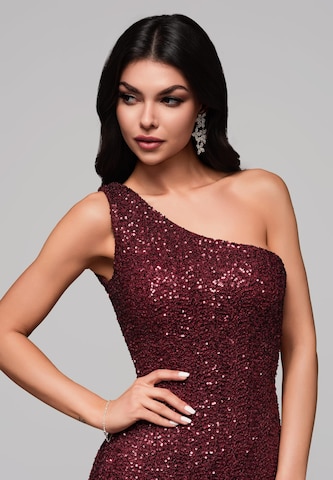 Ombre Evening dress in Red