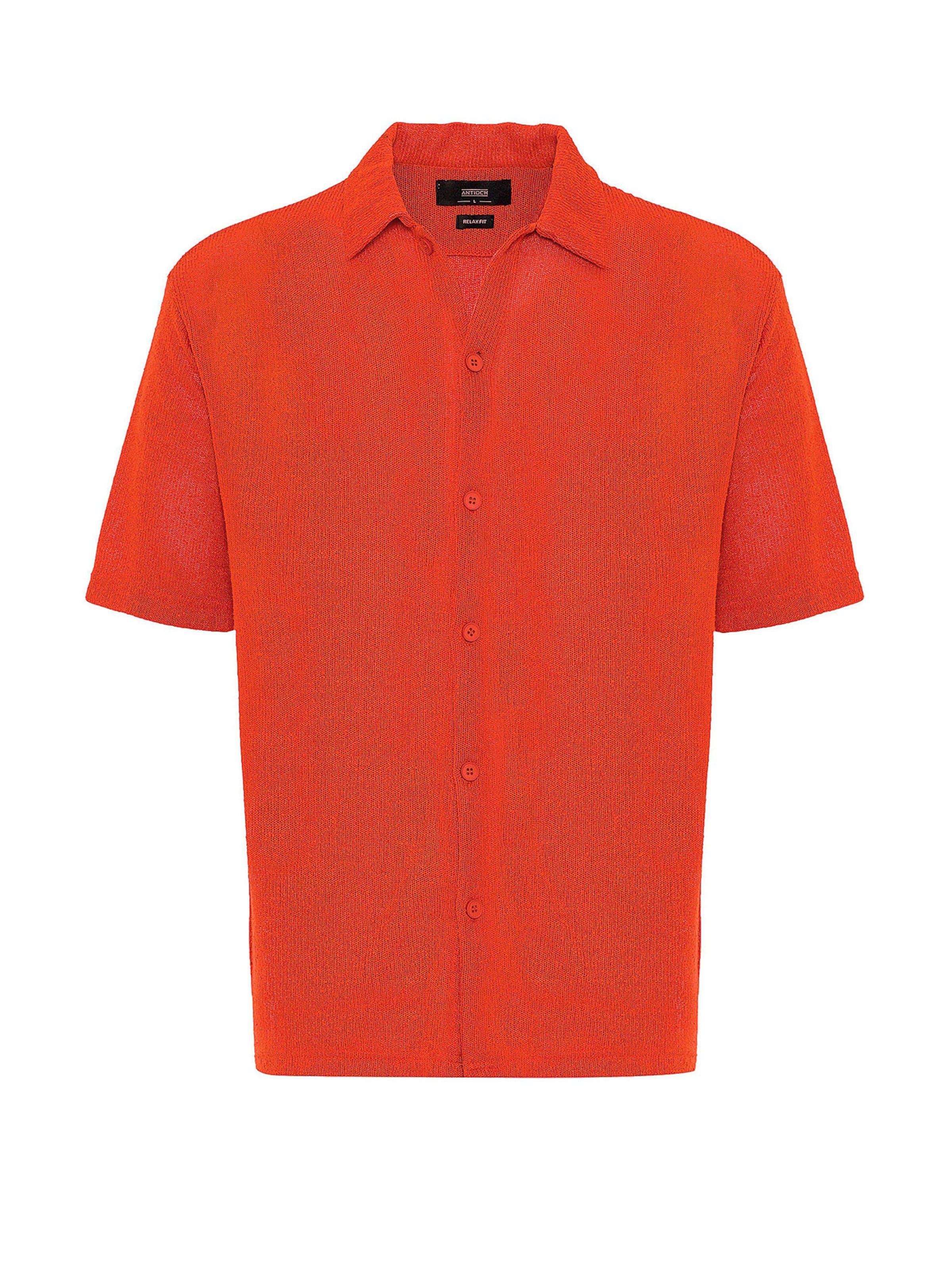 oranžinė Antioch Patogus modelis Marškiniai: priekis