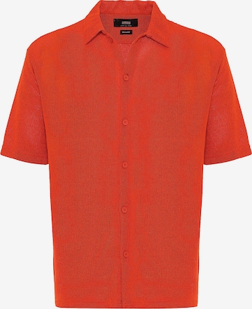 Antioch Comfort fit Button Up Shirt in Orange: front