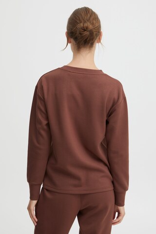 Oxmo - Sweatshirt 'Pea' em castanho