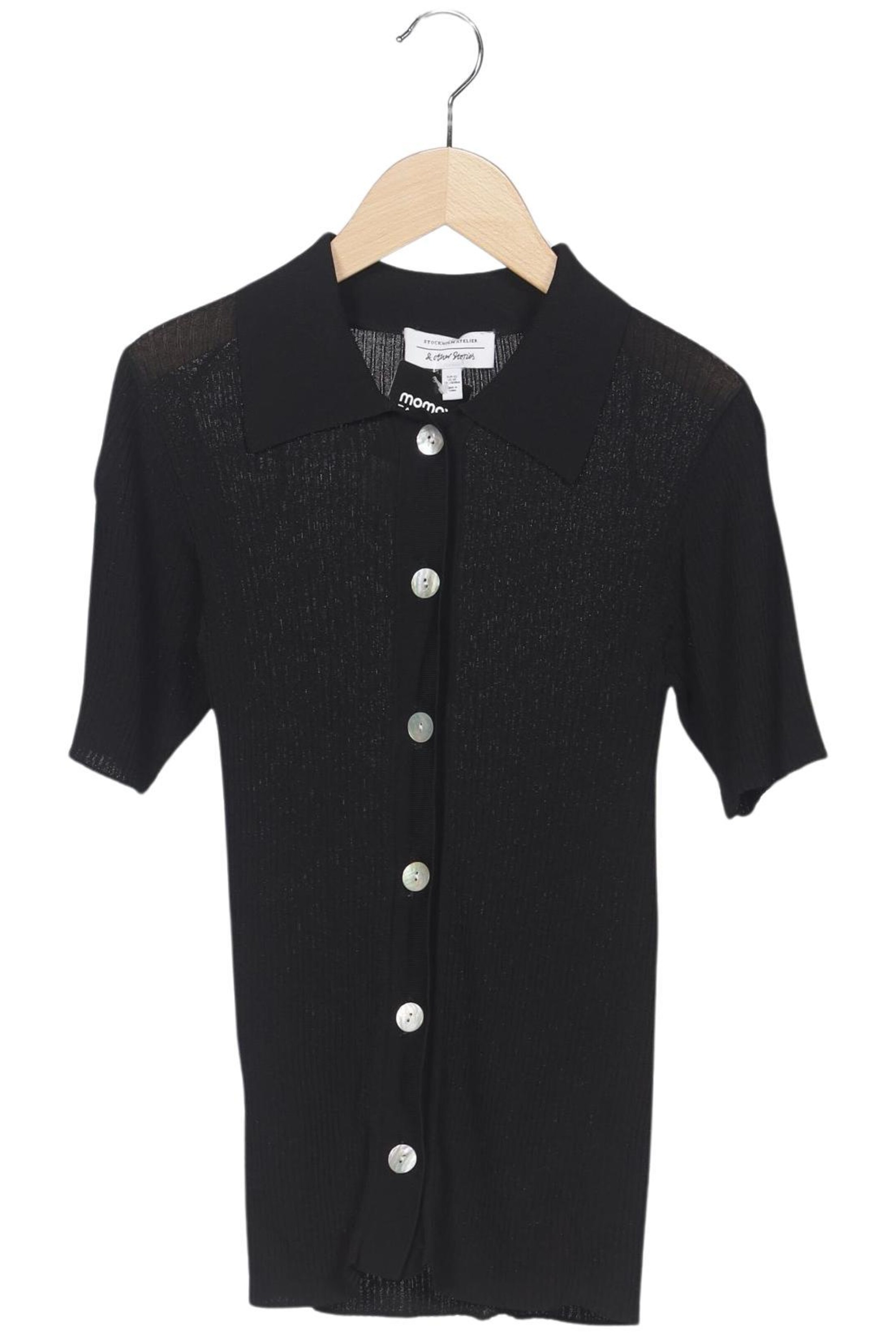 & Other Stories Sweater & Cardigan in XS in Black: front