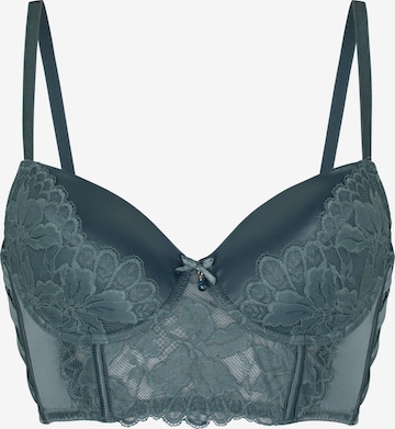 Hunkemöller T-Shirt BH 'Viktoria' in Blau: Vorderseite