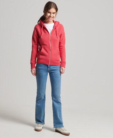 Superdry Sweatjacke in Rot