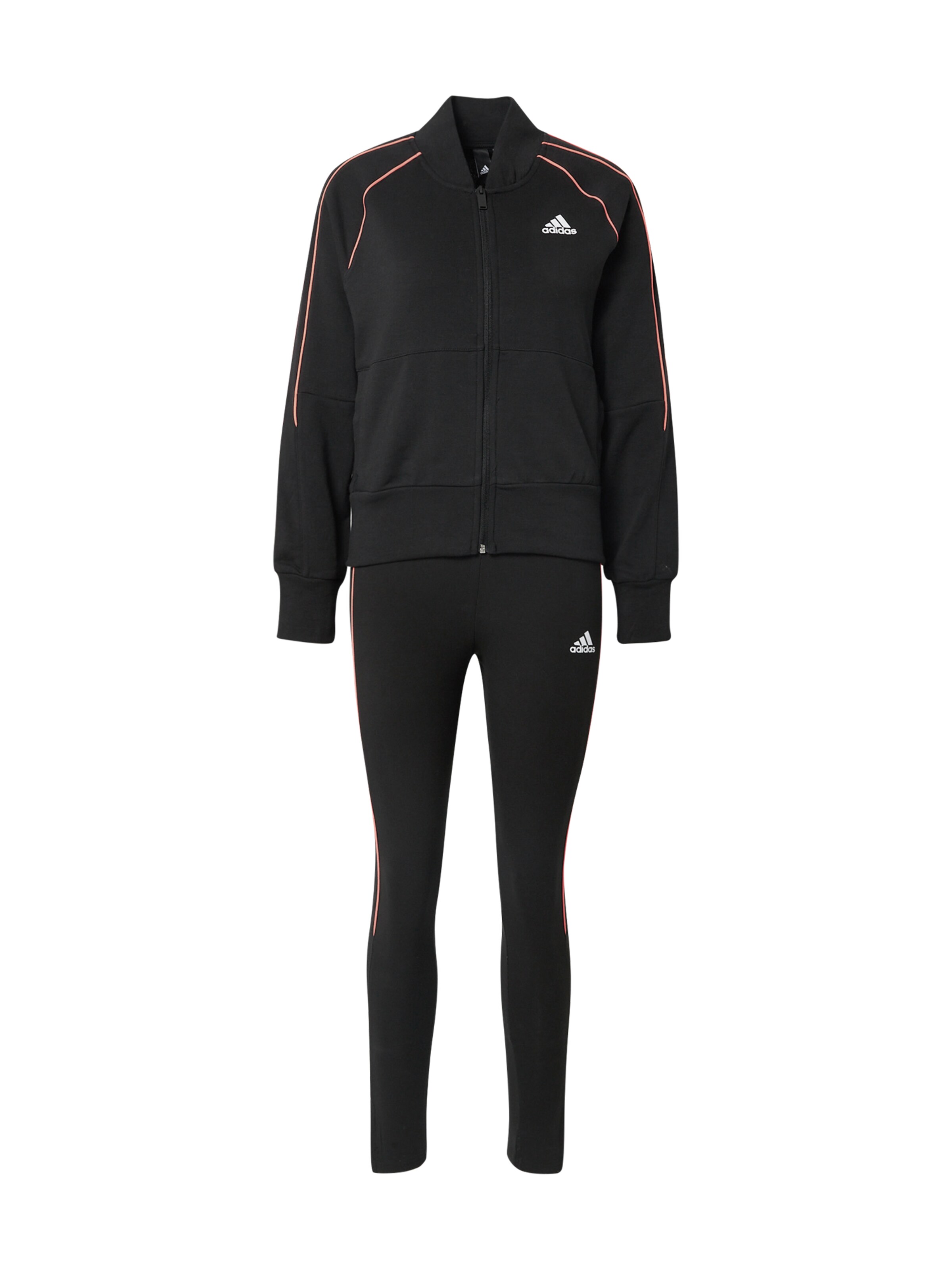 ADIDAS PERFORMANCE Trainingspak in Zwart: voorkant