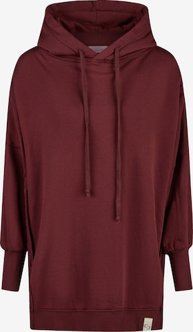 Cotton Candy Hoodie in Rot: Vorderseite