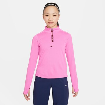 NIKE Koszulka funkcyjna w kolorze różowy: przód