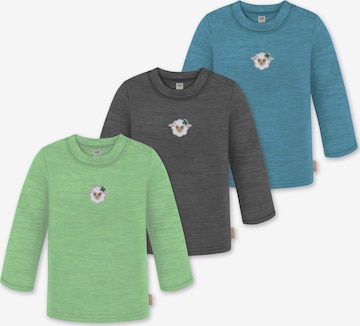 normani Shirt 'Taupo' in Blau: Vorderseite