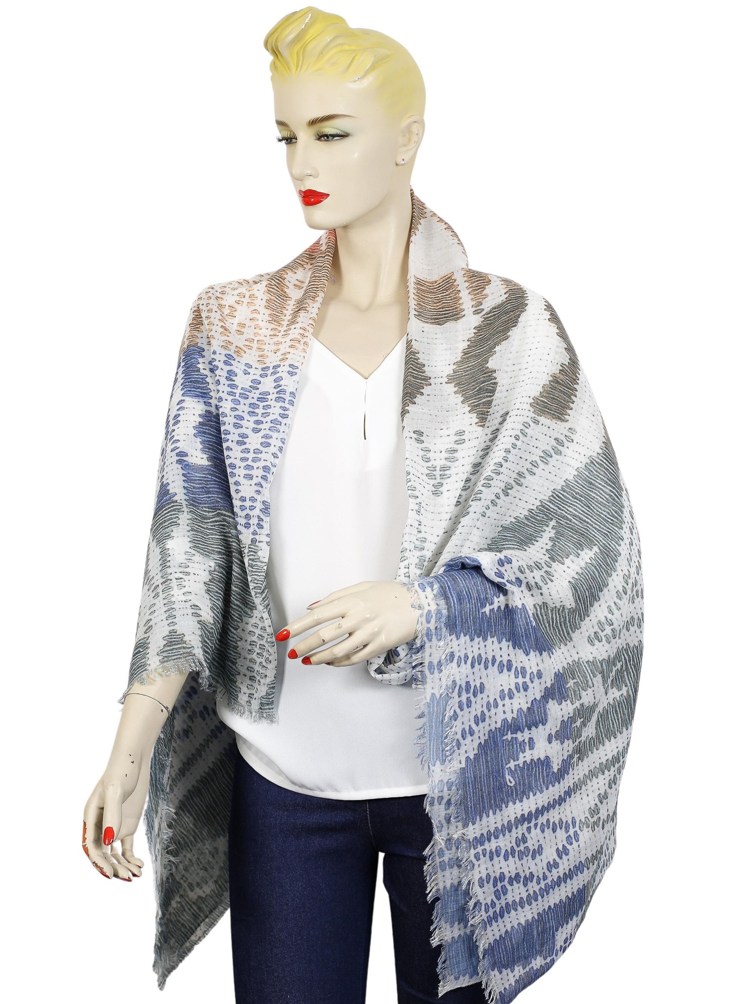 COLLEZIONE ALESSANDRO Scarf 'Larry' in Mixed colors