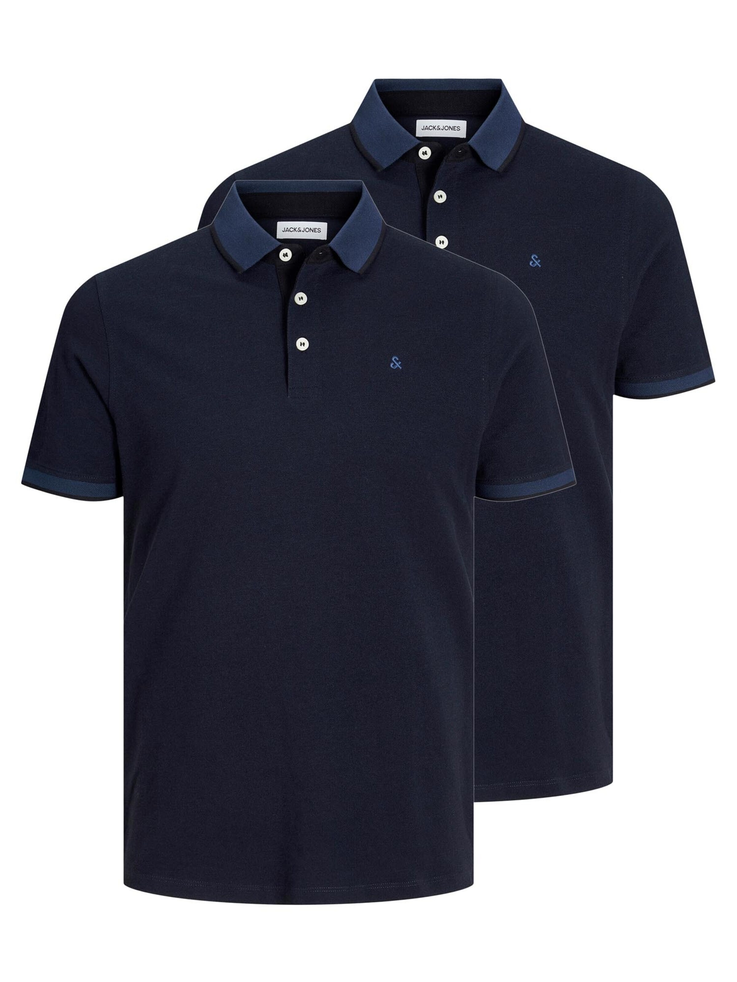 JACK & JONES Shirt 'Paulos - Slim Fit' in Blue: front