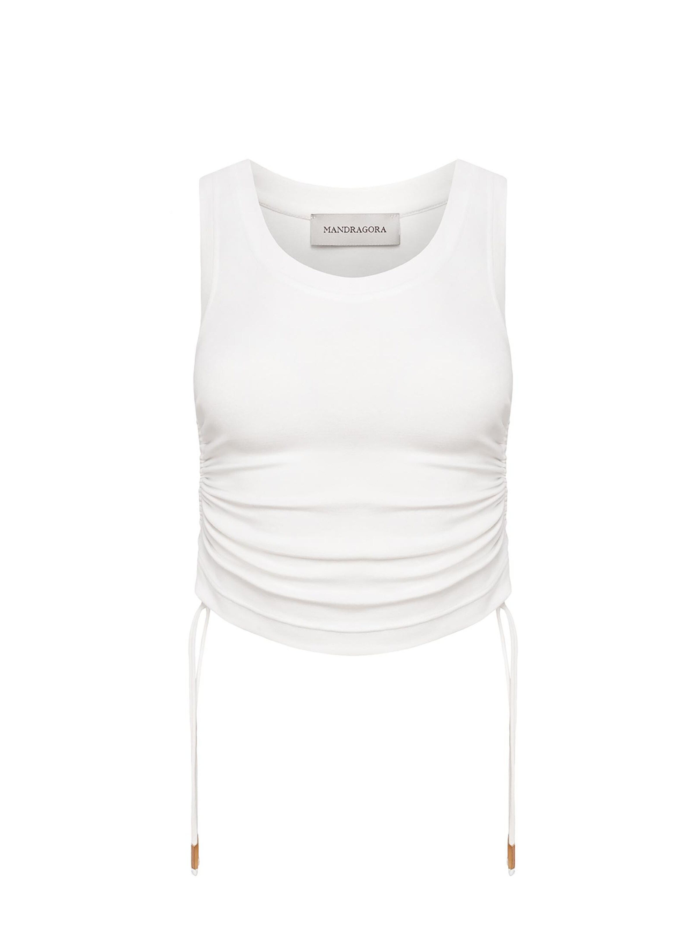 mandragora Top 'Ivy' in Beige: Vorderseite