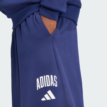 ADIDAS SPORTSWEAR Loose fit Sports trousers in Blue