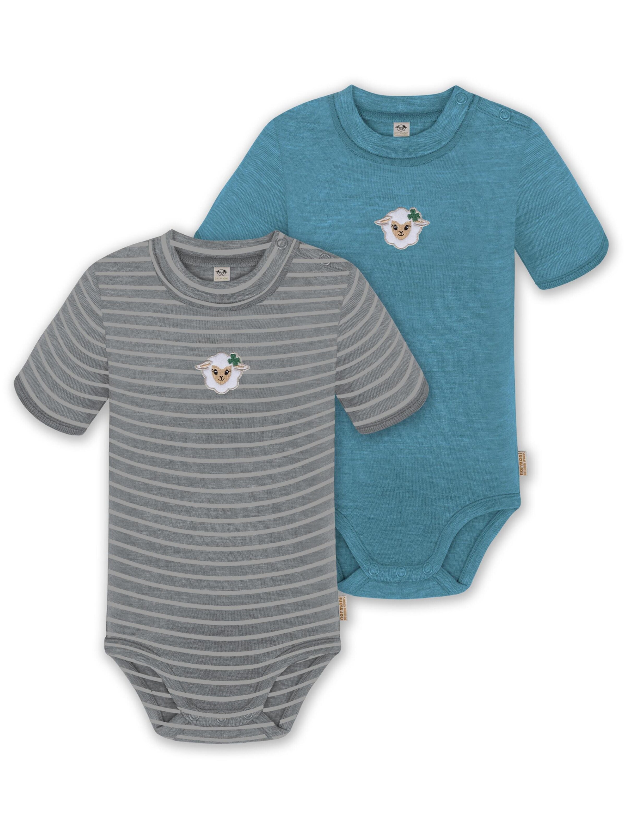 Barboteuse / body ' ' normani en bleu : devant