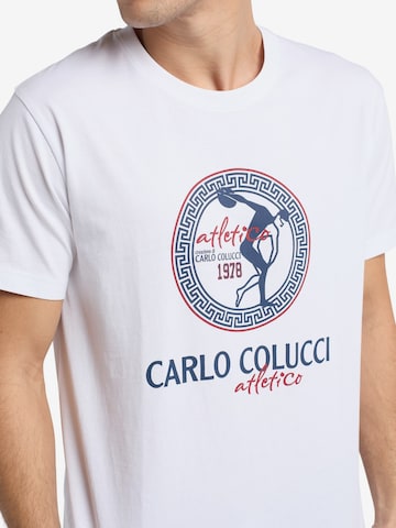 Carlo Colucci Pyjama kort 'De Polzer' in Blauw