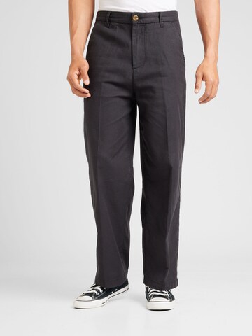 Wide leg Pantaloni con piega frontale 'SLHJACOB' di SELECTED HOMME in grigio: frontale