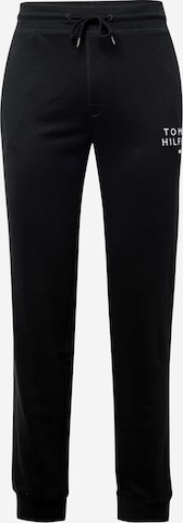 Tommy Hilfiger Underwear - Pantalón de pijama en negro: frente